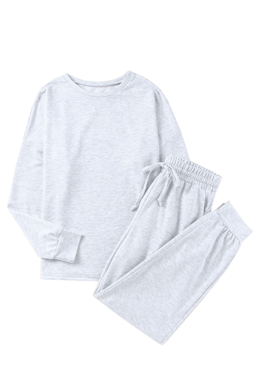 Khaki Long Sleeve Pullover & Jogger Pants Loungewear Set